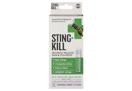 Special Offer: Sting-Kill Disposable Swabs for just .29 Special Offer: Sting-Kill Disposable Swabs for just .29