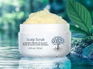 a jar of scalp scrub