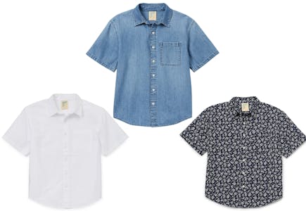 Thereabouts Kids’ Button Down Tee