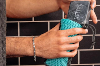 a sud sack soap holder