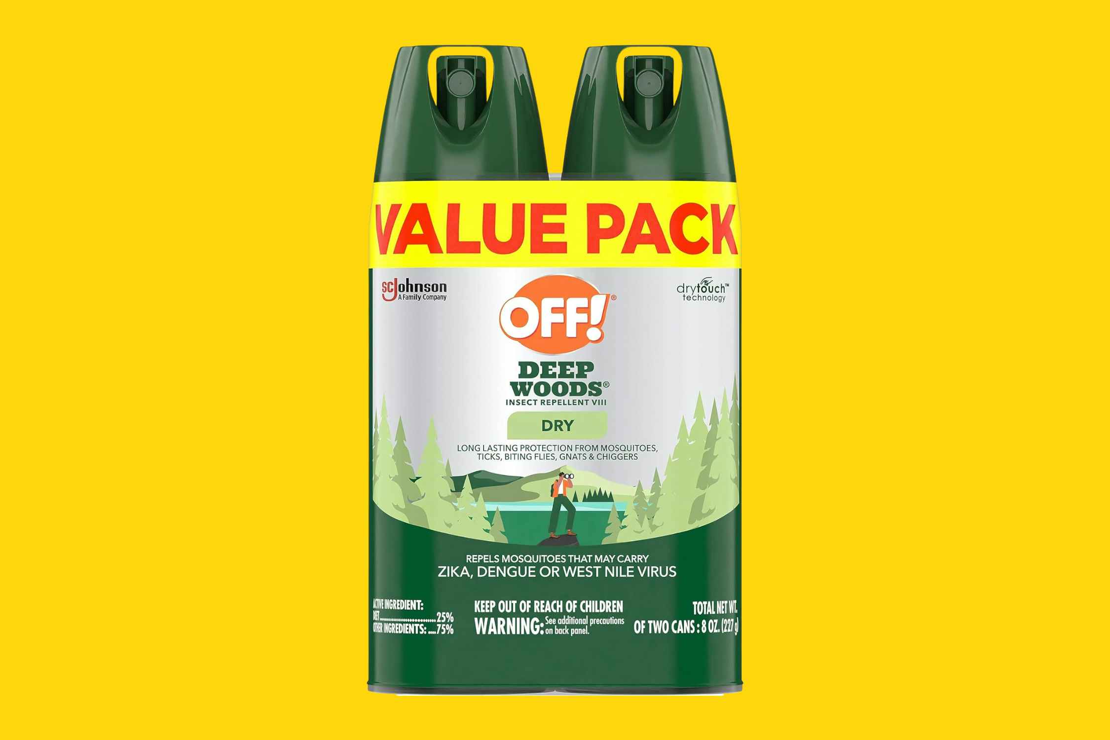 OFF Deep Woods Insect Repellent 2-Pack, Only $7.13 on Amazon