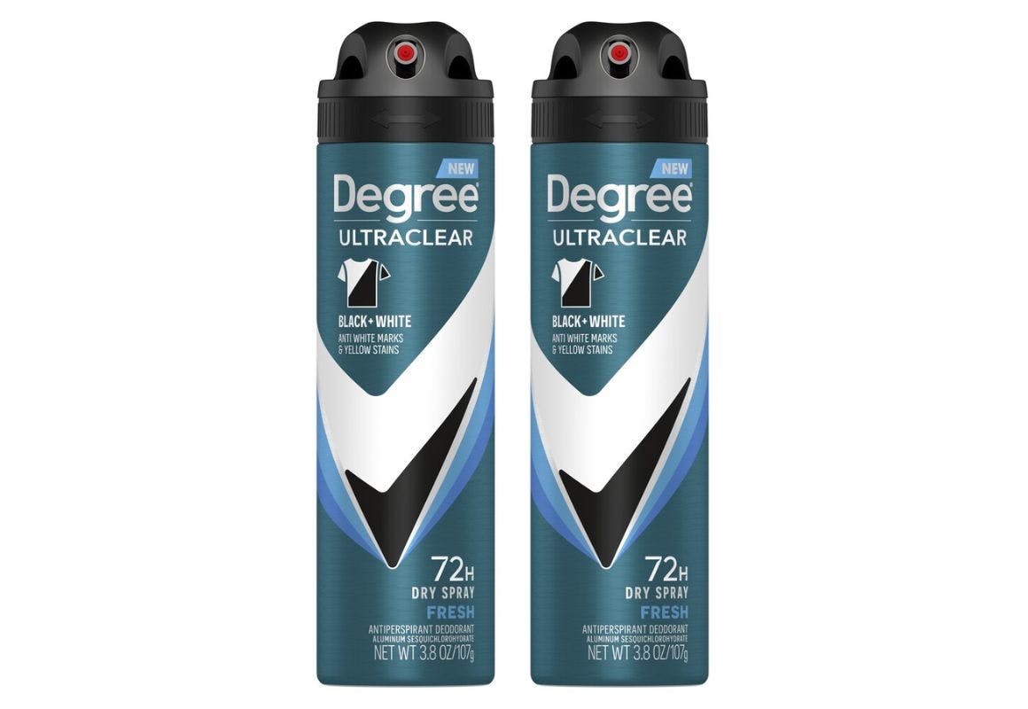 2 Degree Dry Spray Deodorants