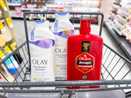 Hot Price on Olay and Old Spice Body Washes — $2.28 With Walgreens Pickup card image