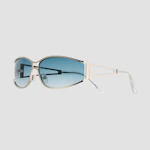 Women's Plastic Wrap Sunglasses