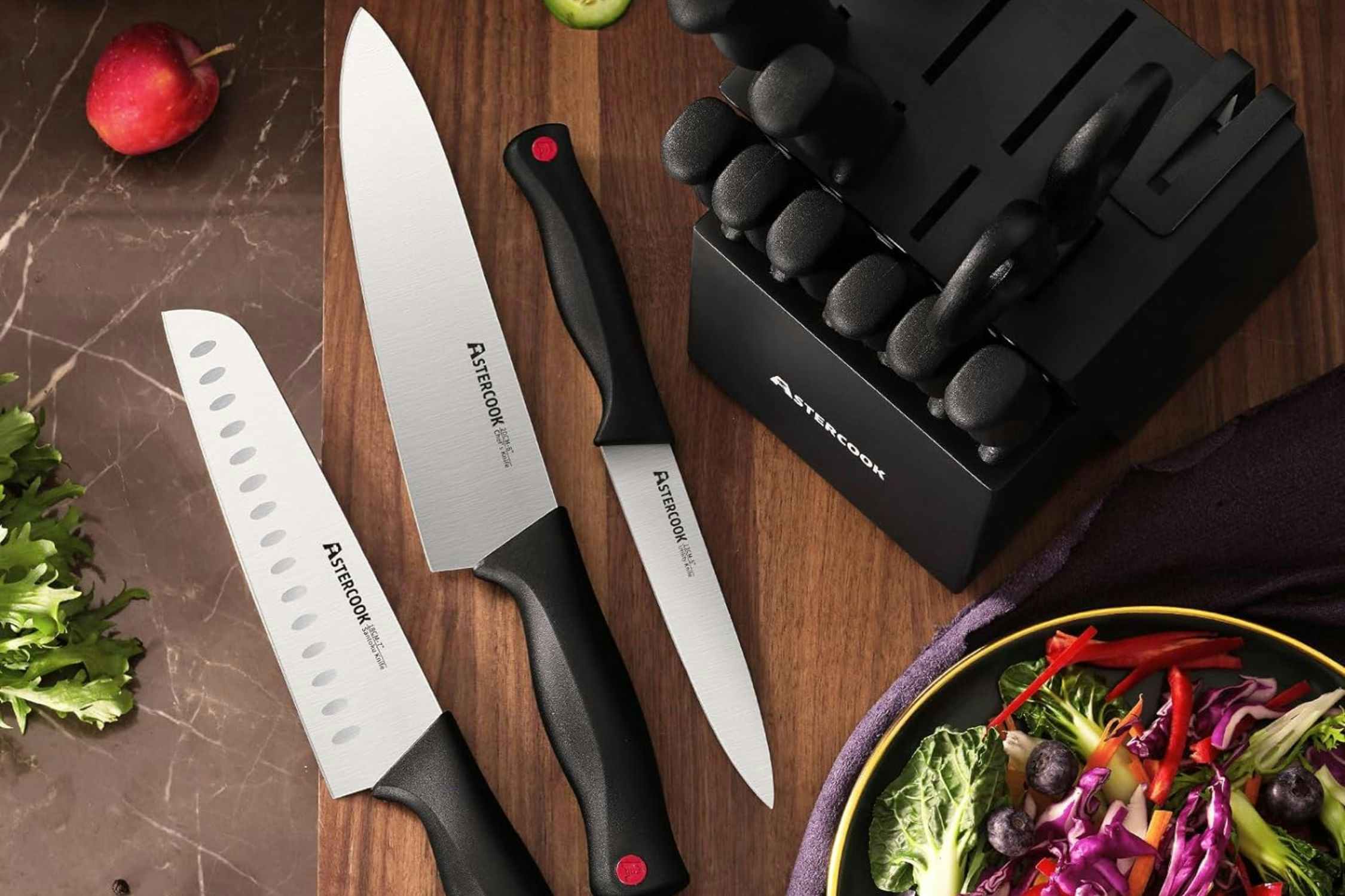 15-Piece Knife Set, Just $30 on Amazon 