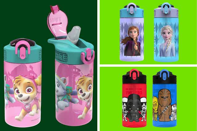 Character Water Bottle 2-Packs, Starting at Only $11 Online at Walmart card image