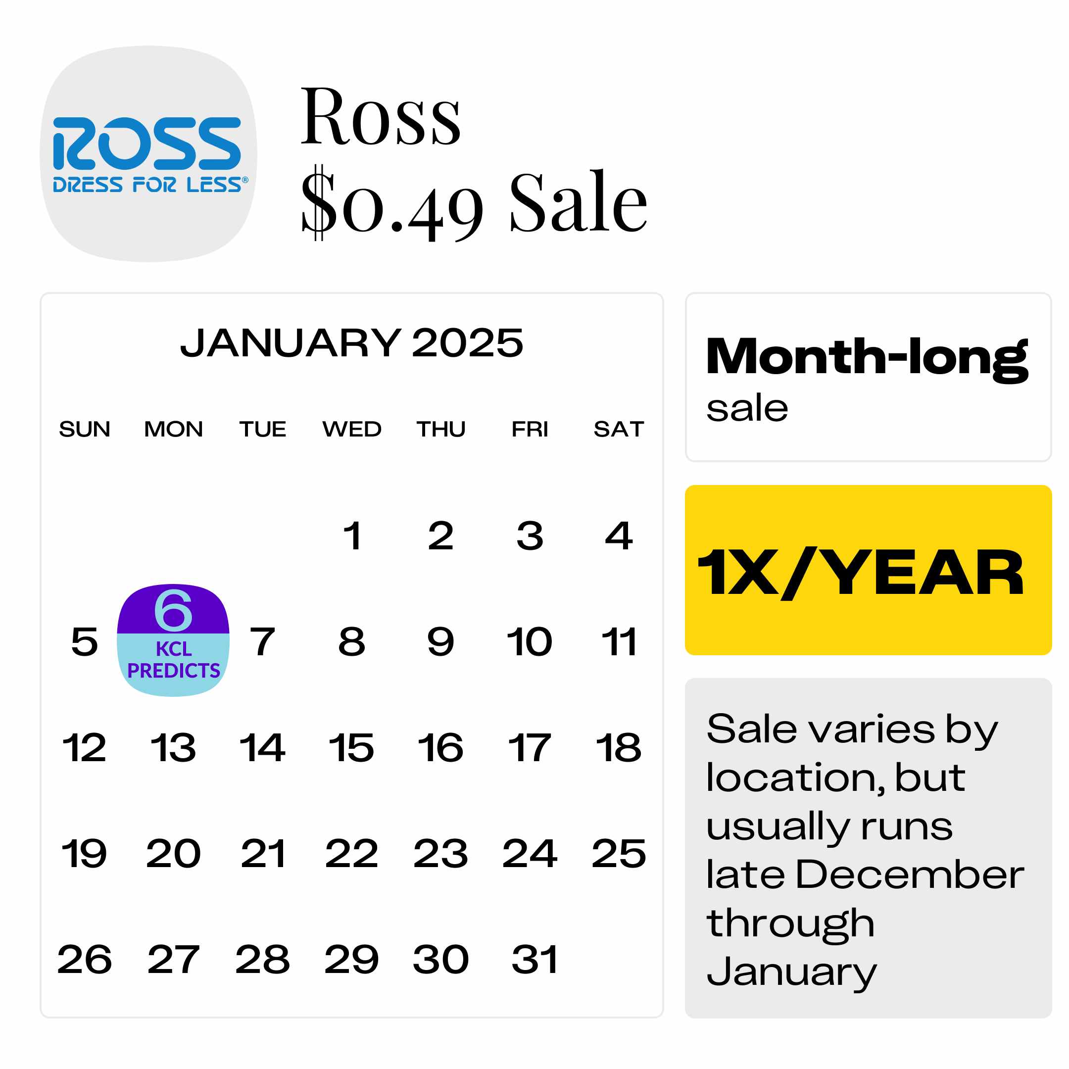 Ross Clearance Sale Why We Can't Wait for the Event in 2025 The Krazy Coupon Lady