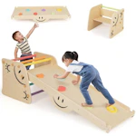 Costway Wooden Climbing Toy Set