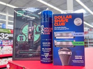 Three products from the dollar shave club