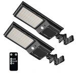 Solar LED Street Lights 2-Pack