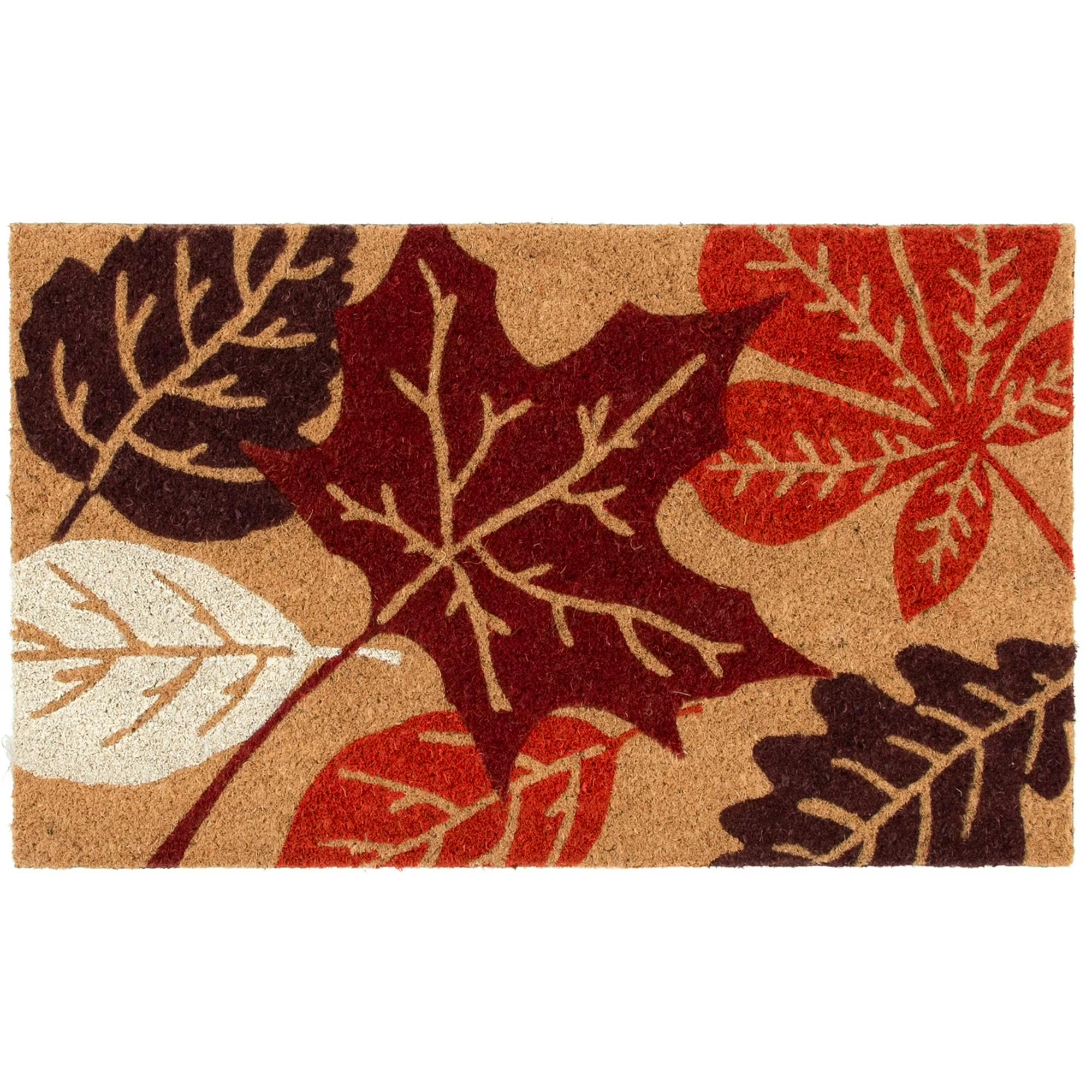 Fall Leaves Coir Mat