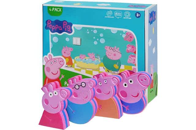 Peppa Pig Bath Bombs 4-Pack, as Low as $19.54 on Amazon card image