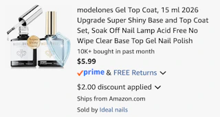 Amazon Gel Base and Top Coat Set 2026 2