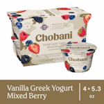 Chobani Greek Yogurt 4-Pack
