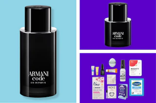 armani items on a grid