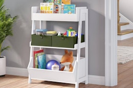 Ladder Shelf Toy Organizer 3-Piece Set, Now Only $50 at The Home Depot card image