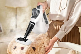 Handheld Steamer With Accessories, Just $56.99 at Amazon card image