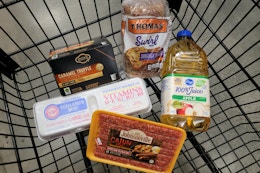 breakfast items in cart