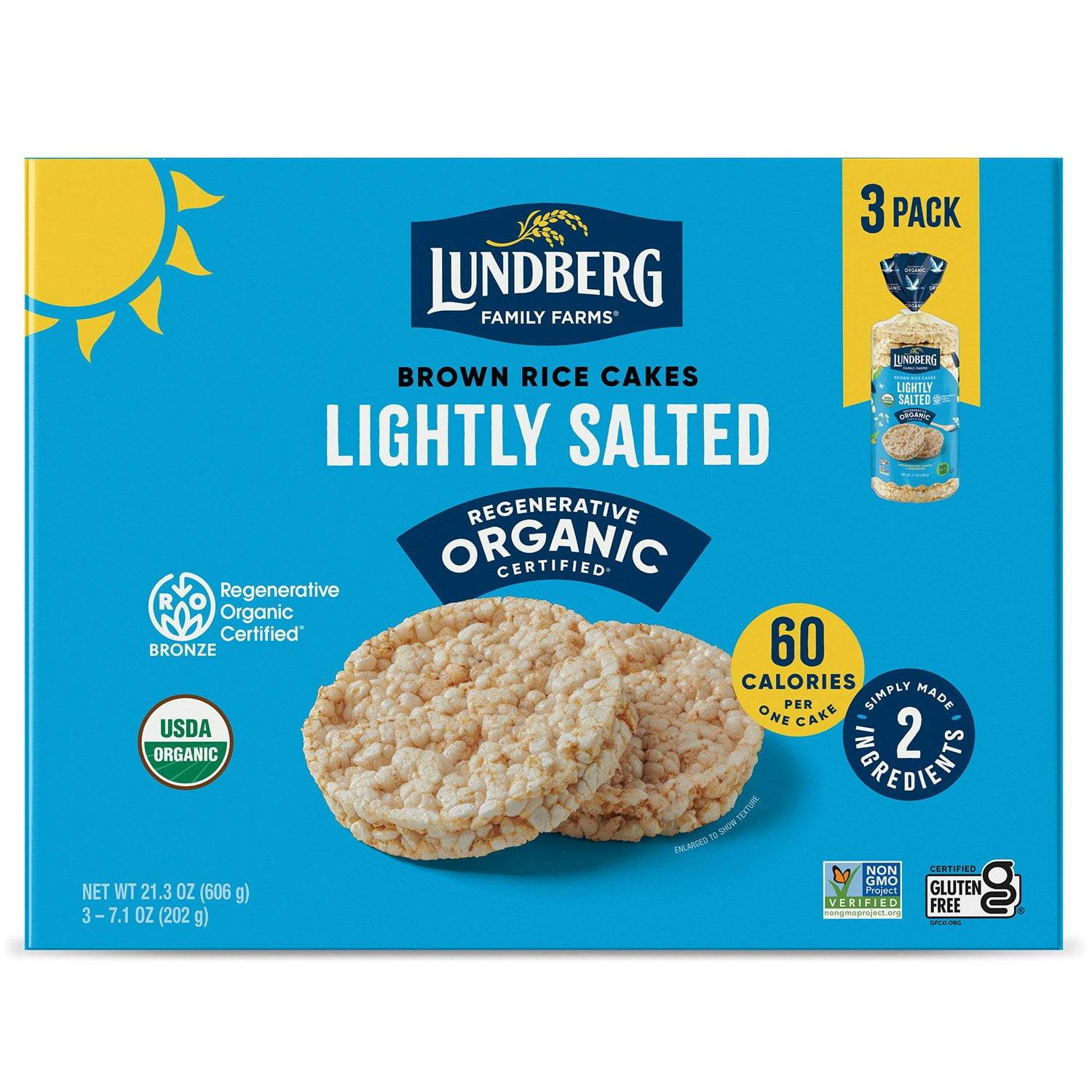 Lundberg Family Farms Rice Cakes 3-Pack