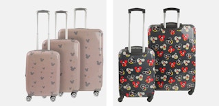 mickey mouse luggage set