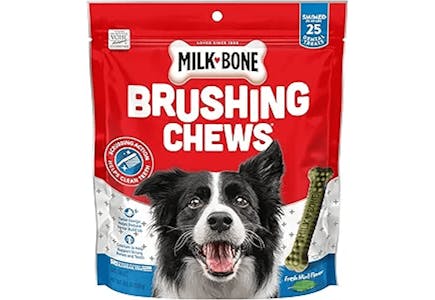 2 Milk-Bone Brushing Chew Bags