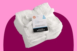 Mainstays Washcloths 6-Pack, Only $1.74 at Walmart card image