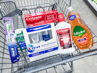 colgate crest oral-b palmolive in walgreens cart