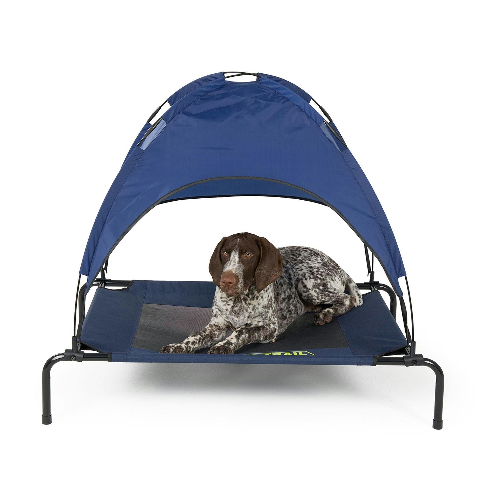 Sun Shade Elevated Dog Cot