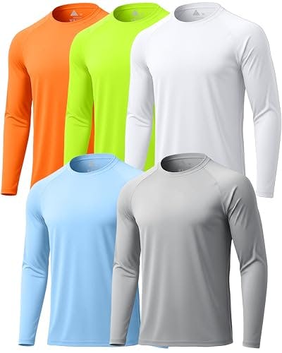 Men's Fishing Shirts 5-Pack