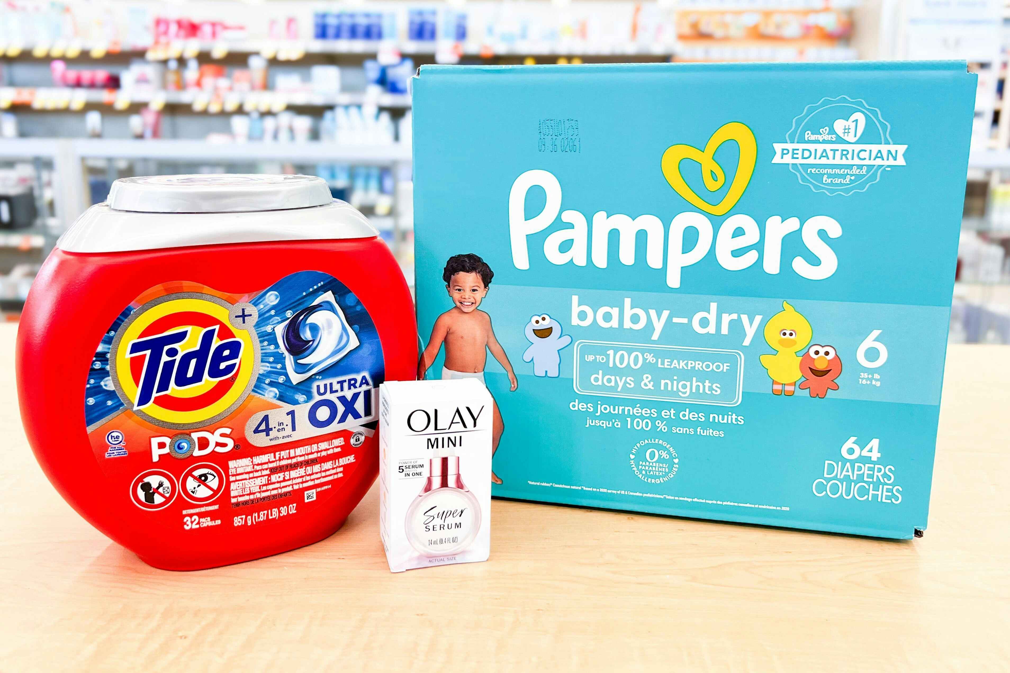 P&G Deals at Walgreens: Over 50% Off Tide and Pampers, Plus Olay Deal
