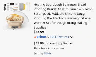 Amazon Sourdough Proofing Basket Kit 2026 2
