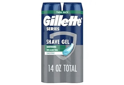 2 Gillette Shave Gel 2-Packs