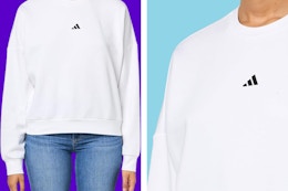 Save 72% on This Adidas Women's Sweatshirt on Amazon — Pay Just $12.51 card image