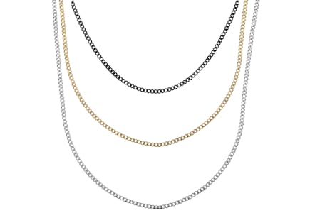 Kay Jewelers Stainless Steel Chain Necklace