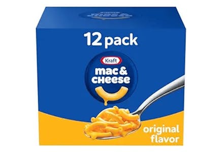 Kraft Macaroni & Cheese 12-Pack