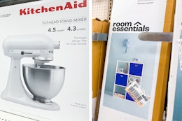 Rare 40% Off Home Target Coupon: $14 Bookshelf, $160 KitchenAid Mixer, More card image