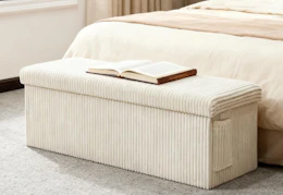 walmart corduroy storage ottoman