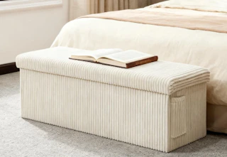 walmart corduroy storage ottoman