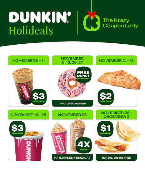 Current Dunkin' Deals: Best Promos and Offers for November 2024 - The ...