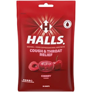 2 Halls Cough Drops Bags