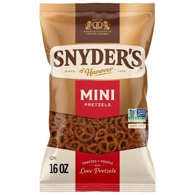 2 Snyder's of Hanover Pretzels Bags