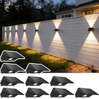 Solar Fence Lights 10-Pack
