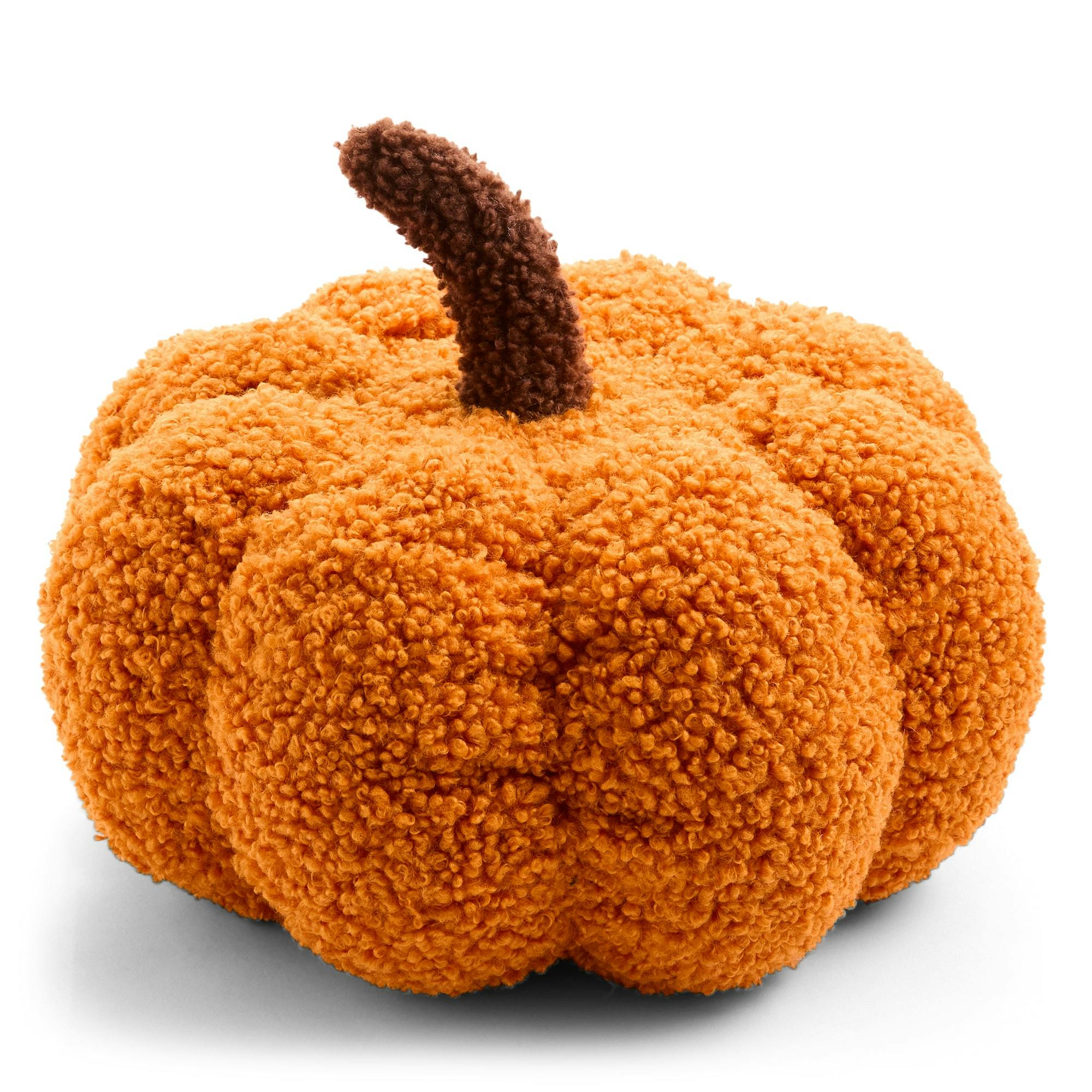 Pumpkin Figural Throw Pillow