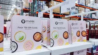 crumbl cookie four $25 gift cards at costco
