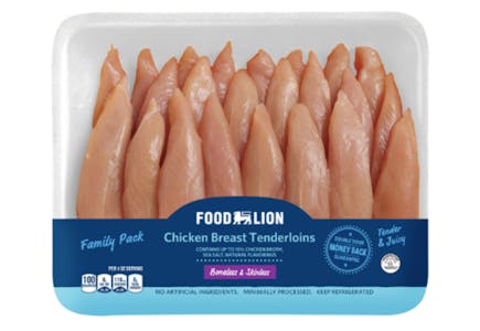 Food Lion Chicken Tenderloins, per lb