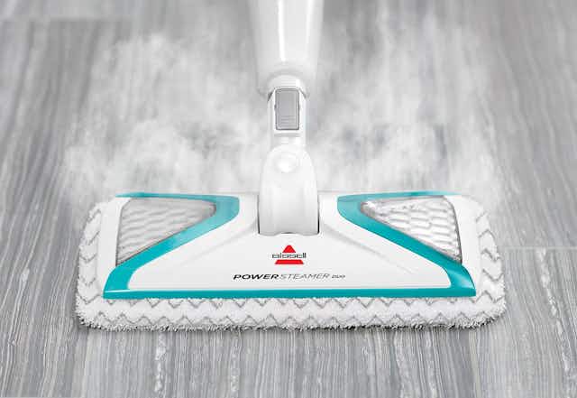 Bissell PowerSteamer Duo Steam Mop, Only $49.98 at QVC card image