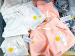 kids' shorts sitting on a shelf at target