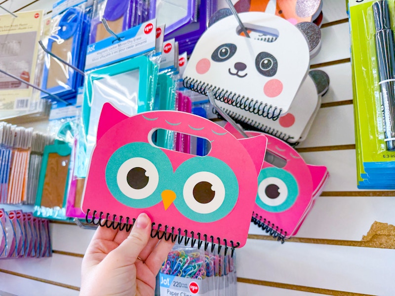 dollar tree animal notebook
