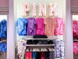 Victoria's Secret PINK apparel display