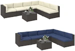 Outsunny Rattan Patio Furniture Set